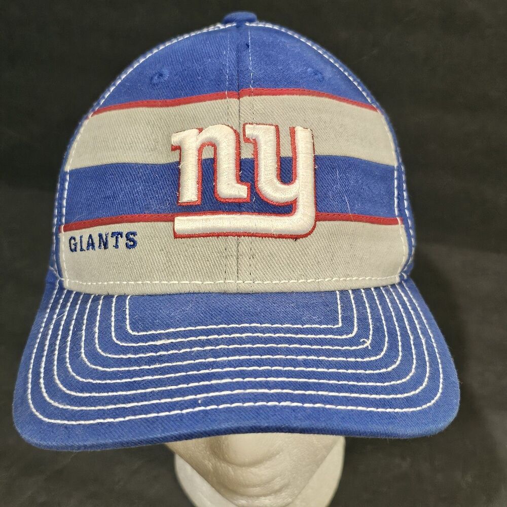 Reebok NFL New York Giants Reebok  Hat Blue Vintage Style Stretch Cap Hat